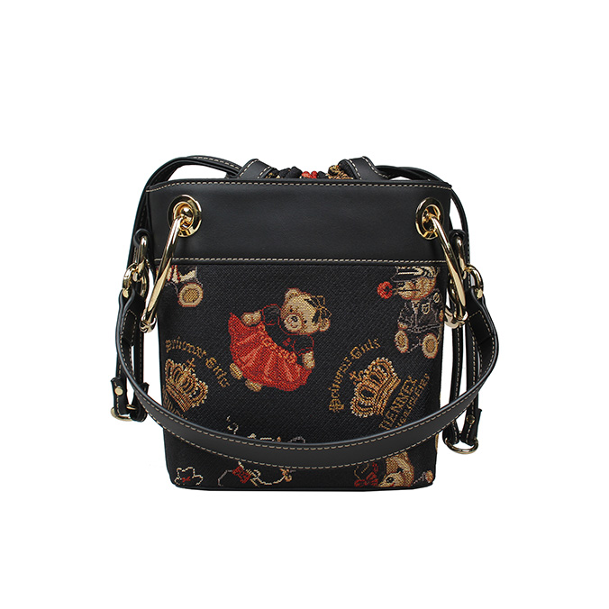 Crown Bear Bucket Bag - H-360