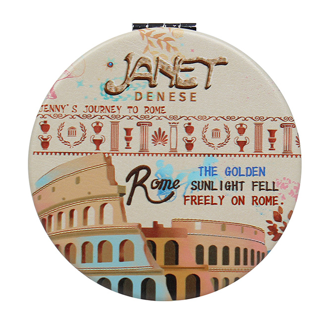 Henney Bear A Tour Of Rome Women’s Compact Mirror JR-001