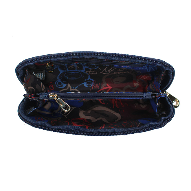 Henney Bear Blue Bear Women’s Zipper Pouch HW-127