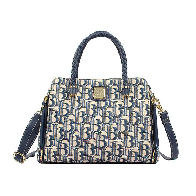 Henney Bear Blue Handbag H-336