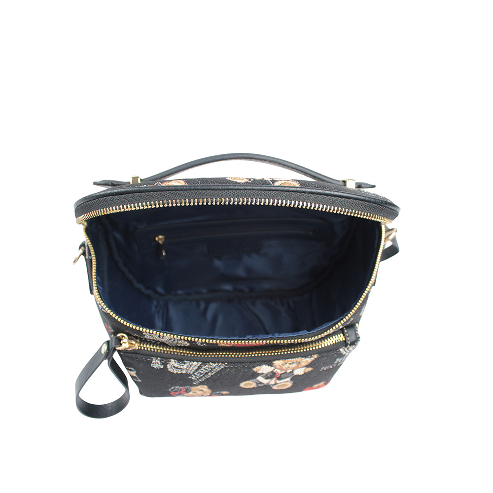 Henney Bear Crown Bear Crossbody Bag H-965