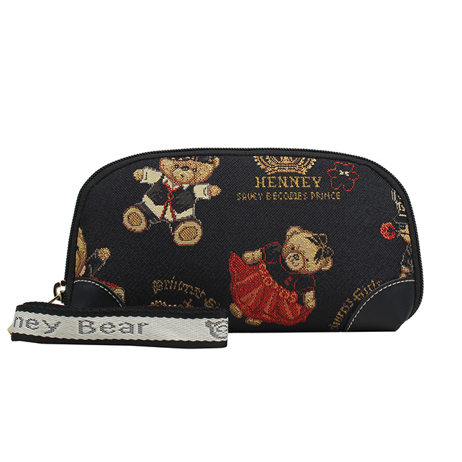 Henney Bear Crown Bear Women’s Zipper Pouch HW-127