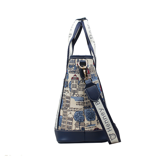 Henney Bear Euro City Tote Bag with Adjustable Strap H-1140