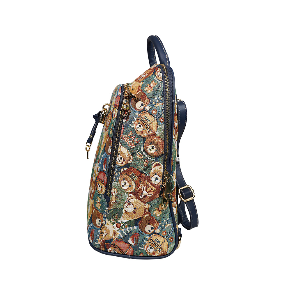 Henney Bear Green Bear Backpack H-143