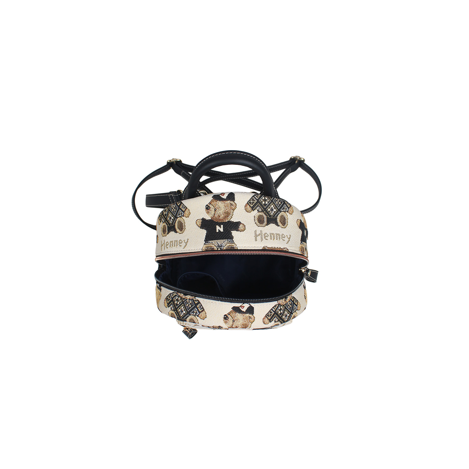 Henney Bear Henney Passward Mini Backpack H-094