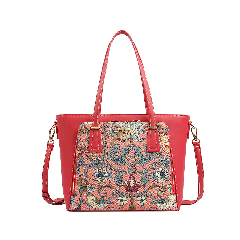 Henney Bear London Strawberry & Bird Pink Shounder bag H-1002
