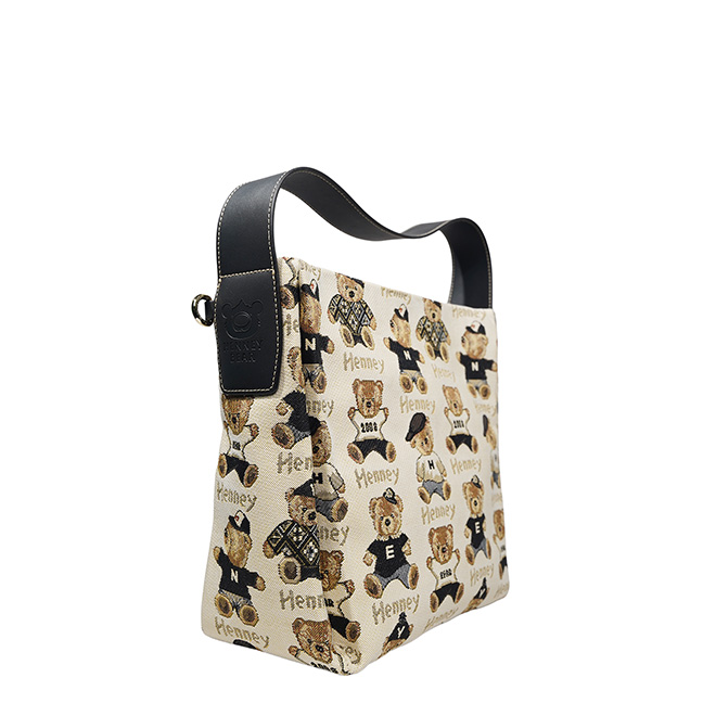 Henney Bear Passward Bear Women's Signature Hand Bag H-1011