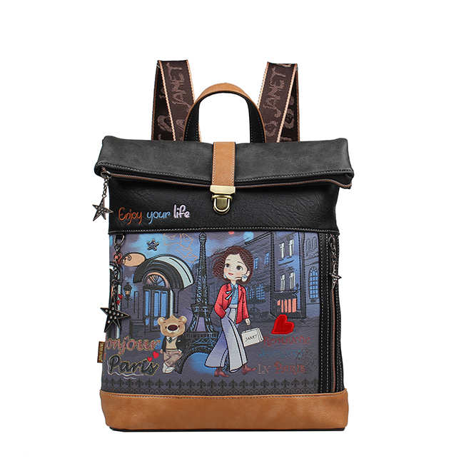 Janet Vegan leather backpack for women - j-083